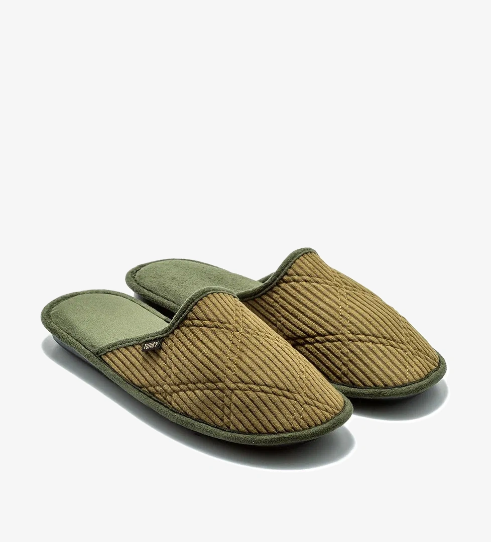 Roger Erkek Ev Terliği Haki 41/46 - Görsel 1