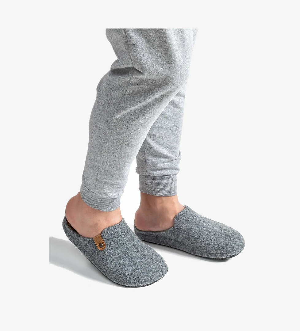 Mati Erkek Ev Terliği Füme 41/45 - Görsel 1