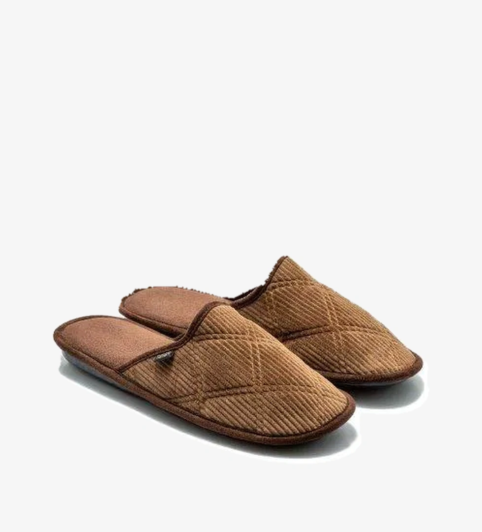 Roger Erkek Ev Terliği Kahverengi 41/46 - Görsel 1