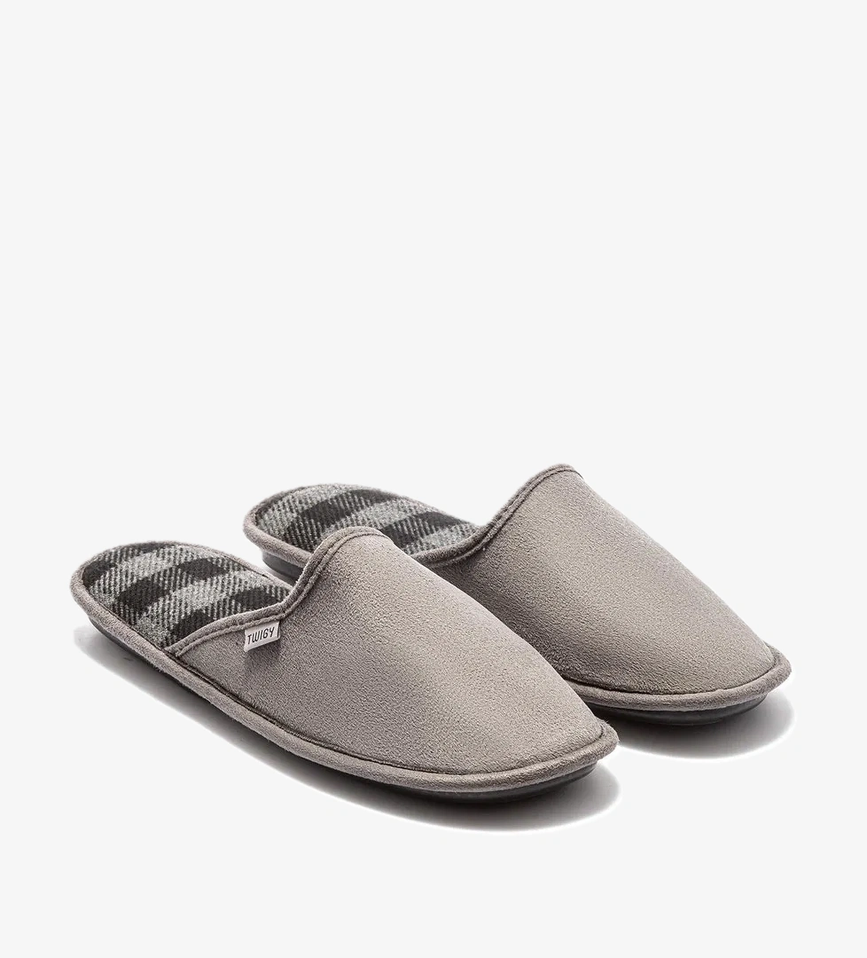 Twigy Ekose Erkek Ev Terliği Gri-3 41/46 model görseli