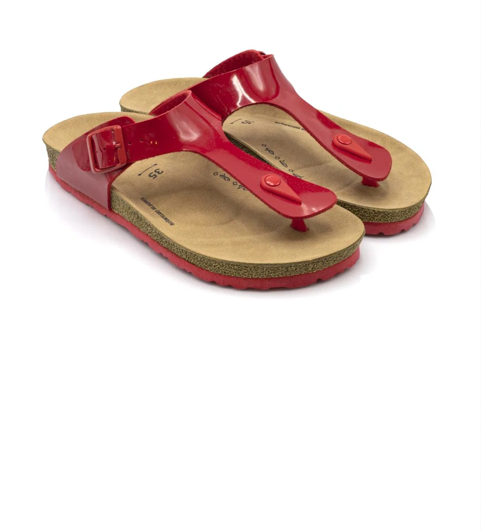 Hola Kadın Terlik Kırmızı 35/40 - Görsel 1