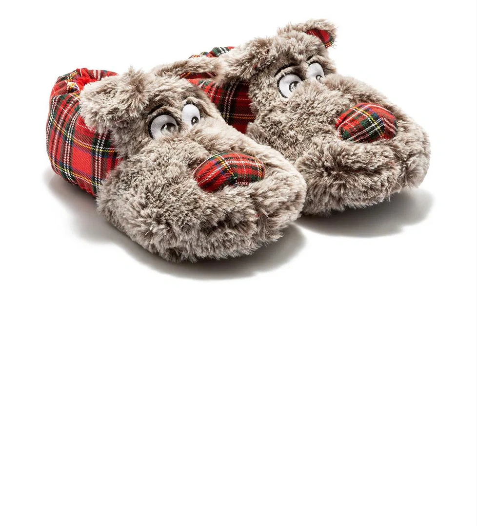 Twigy Zizu Erkek Hayvanlı Panduf Kahverengi 41/46 model görseli