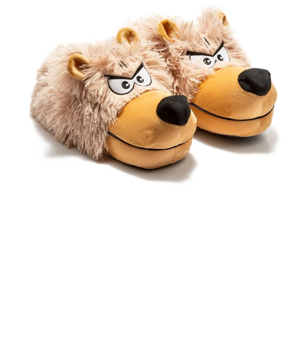 Twigy Kırpık Erkek Hayvanlı Panduf Bej 41/46 model görseli