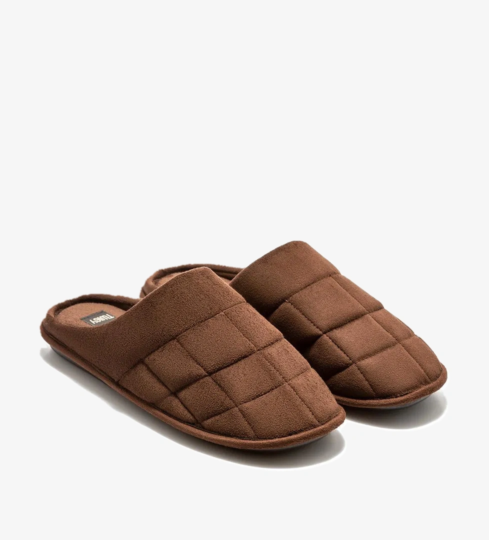 Adam Erkek Ev Terliği Kahverengi 41/46 - Görsel 1