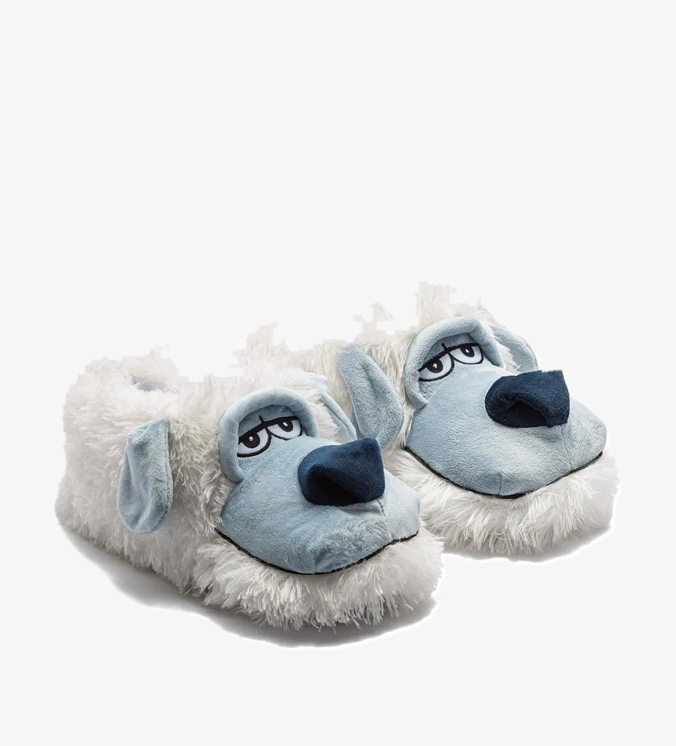 Gobi Erkek Hayvanlı Panduf Beyaz 41/46 - Görsel 1