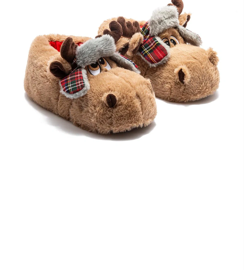 Divo Erkek Hayvanlı Panduf Kahverengi 41/46 - Görsel 1