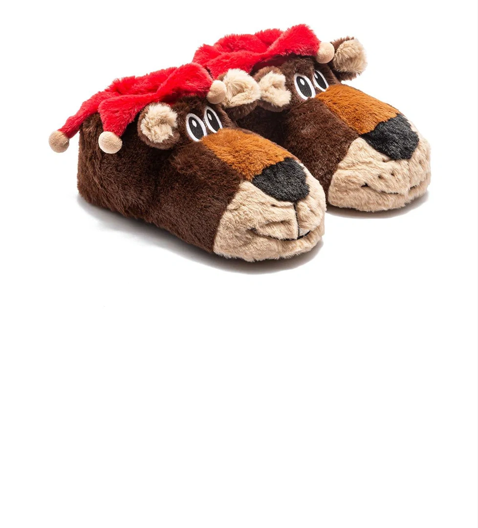 Twigy Joker Erkek Hayvanlı Panduf Kahverengi 41/46 model görseli