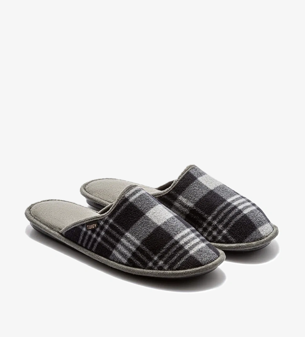 David Polar Erkek Ev Terliği Gri/Siyah 41/46 - Görsel 1