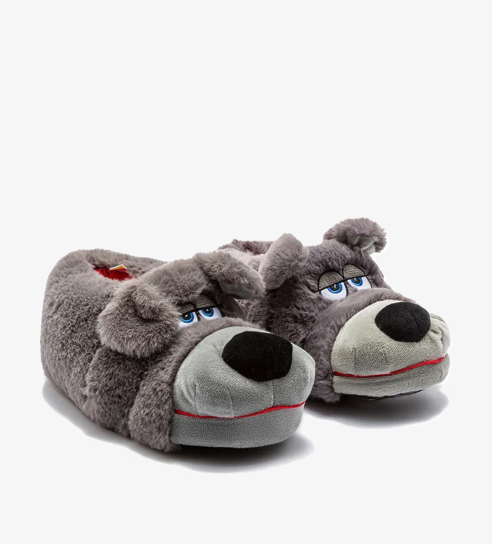 Twigy Lodi Çocuk Hayvanlı Panduf Gri 30/35 model görseli