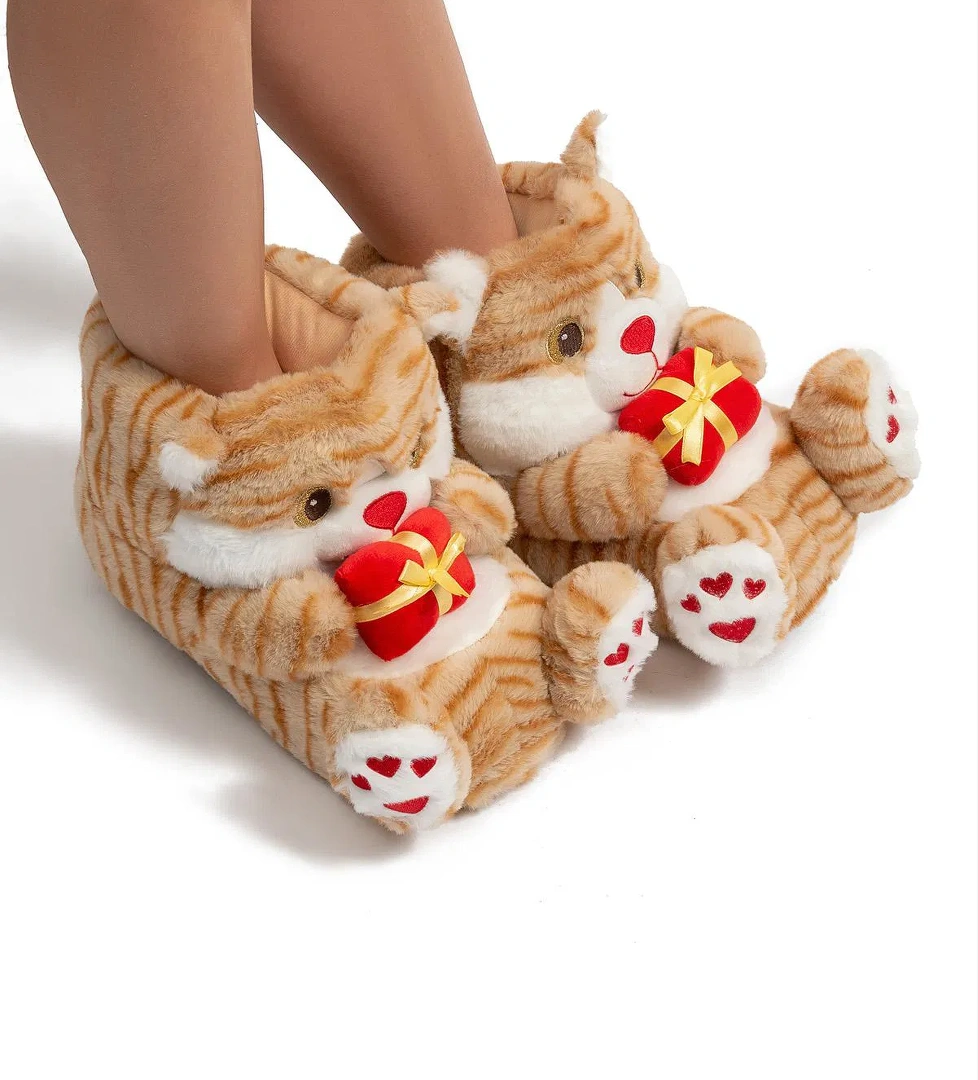 Twigy Cati Kadın Hayvanlı Panduf Açık Bej 36/41 model görseli