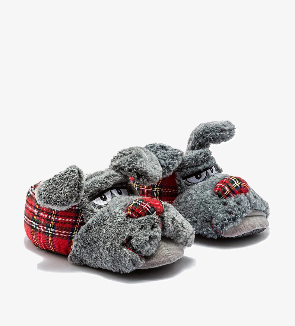 Twigy Zizu Erkek Hayvanlı Panduf Gri 41/46 model görseli