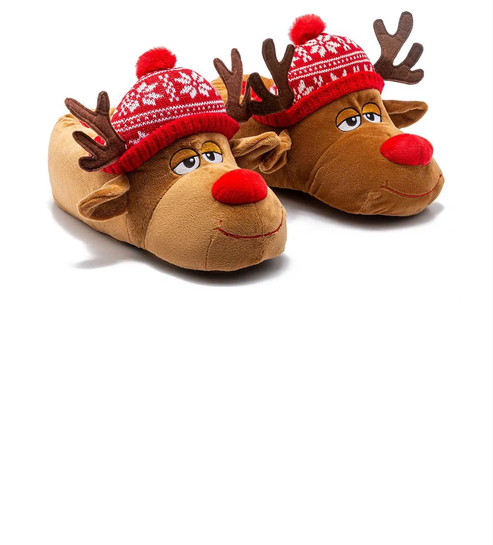 Twigy Kar Erkek Hayvanlı Panduf Kahverengi 41/46 model görseli