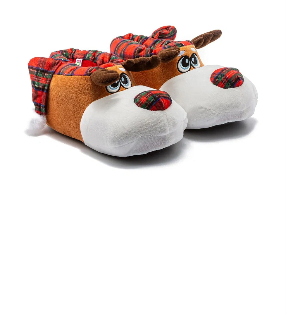 Dissy Upper Erkek Hayvanlı Panduf Bej-Kahverengi 36/41 - Görsel 1