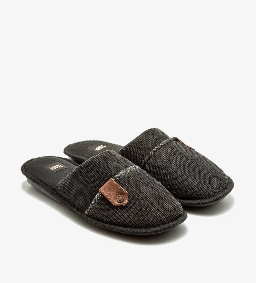 Twigy Fidel Erkek Ev Terliği Siyah 41/46 model görseli