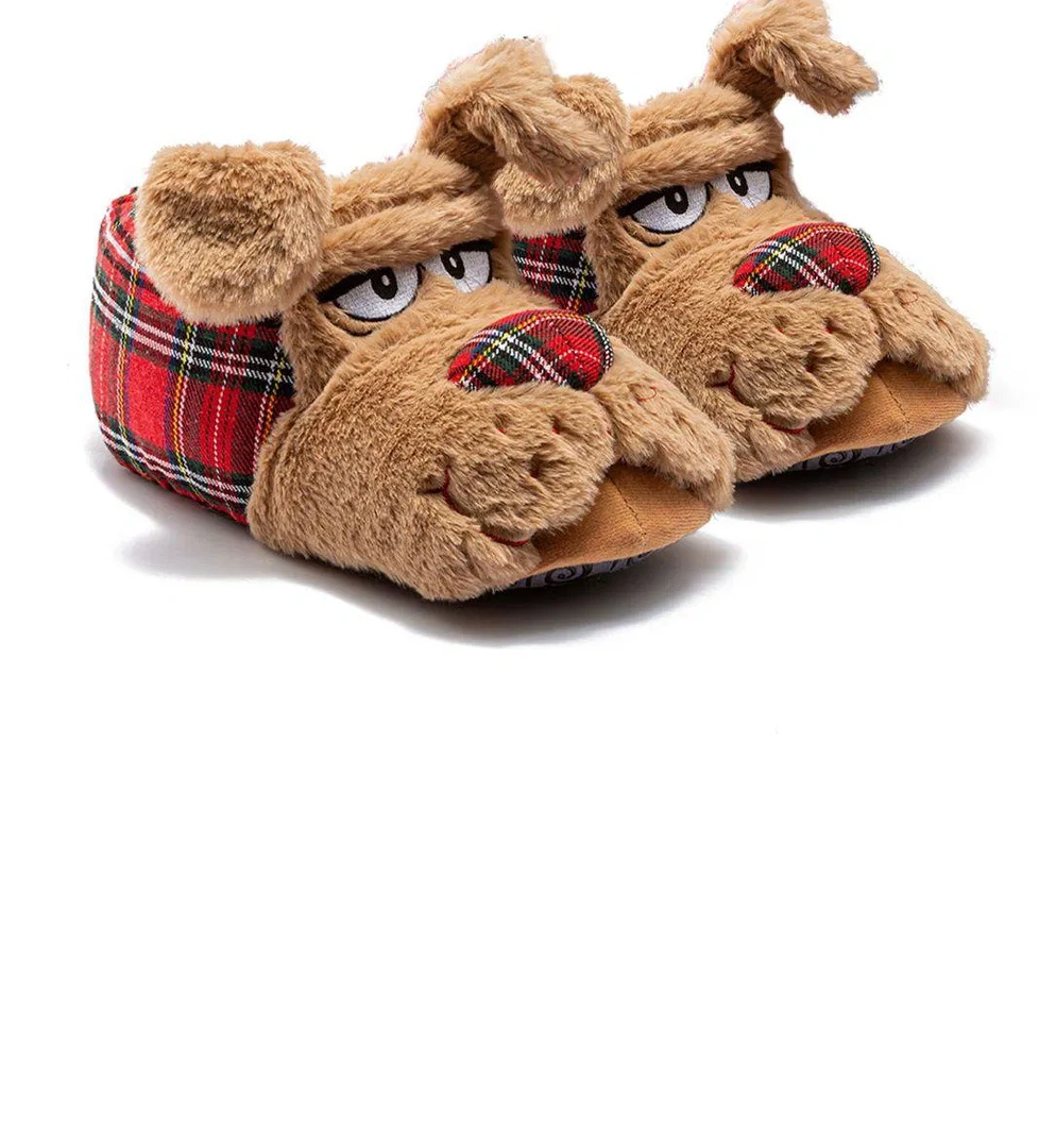 Twigy Zizu Erkek Hayvanlı Panduf Kahverengi 41/46 model görseli