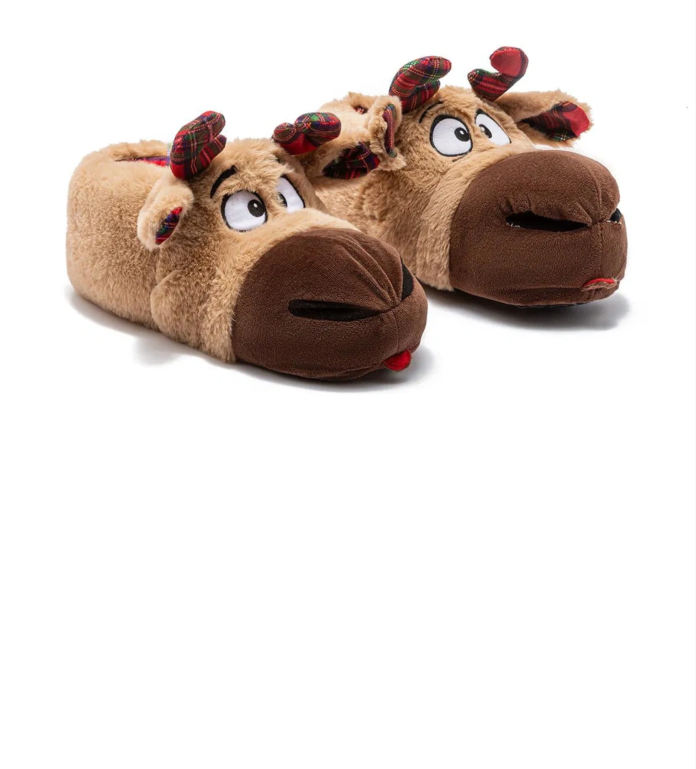 Twigy Diso Erkek Hayvanlı Panduf Kahverengi 41/46 model görseli