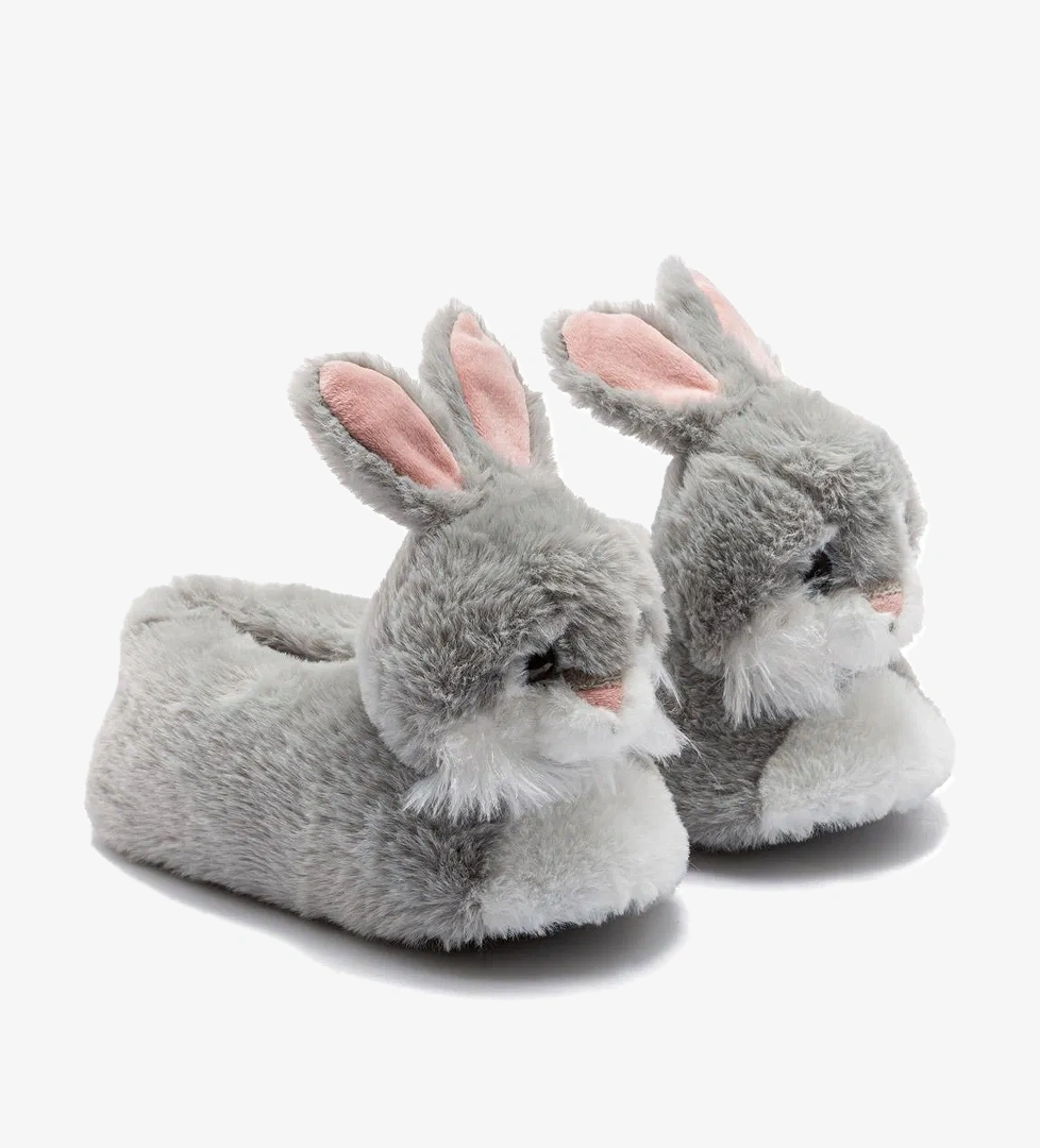 Twigy Rolly Çocuk Hayvanlı Panduf Gri 24/31 model görseli