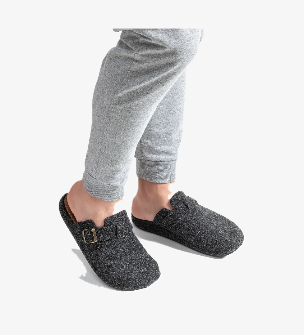 Manu Erkek Ev Terliği Siyah 41/45 - Görsel 1