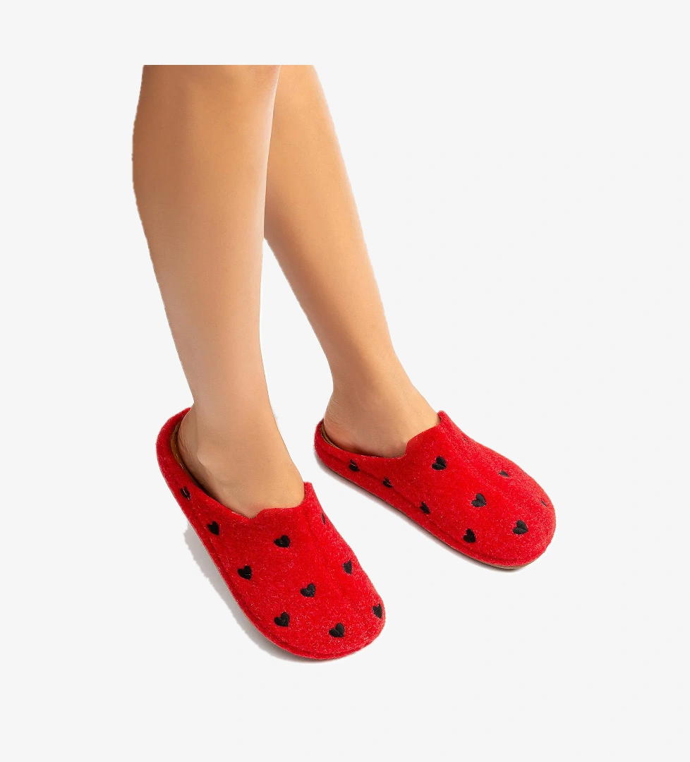 Eros Kadın Ev Terliği Kırmızı 36/40 - Görsel 1