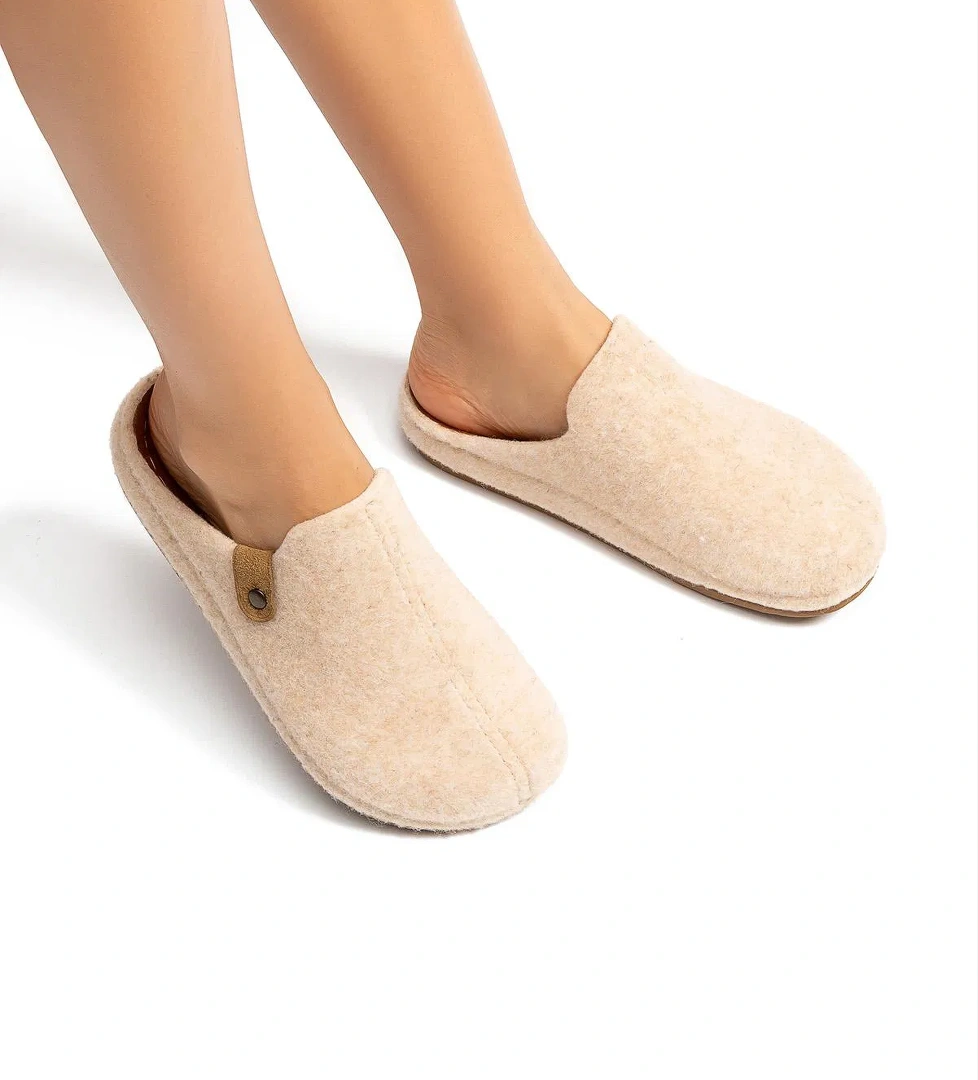 Teina Kadın, Garson Boy Ev Terliği Krem 36/40 - Görsel 1