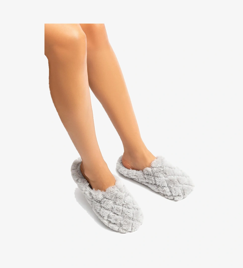 Eve Kadın Ev Terliği Gri 36/41 - Görsel 1