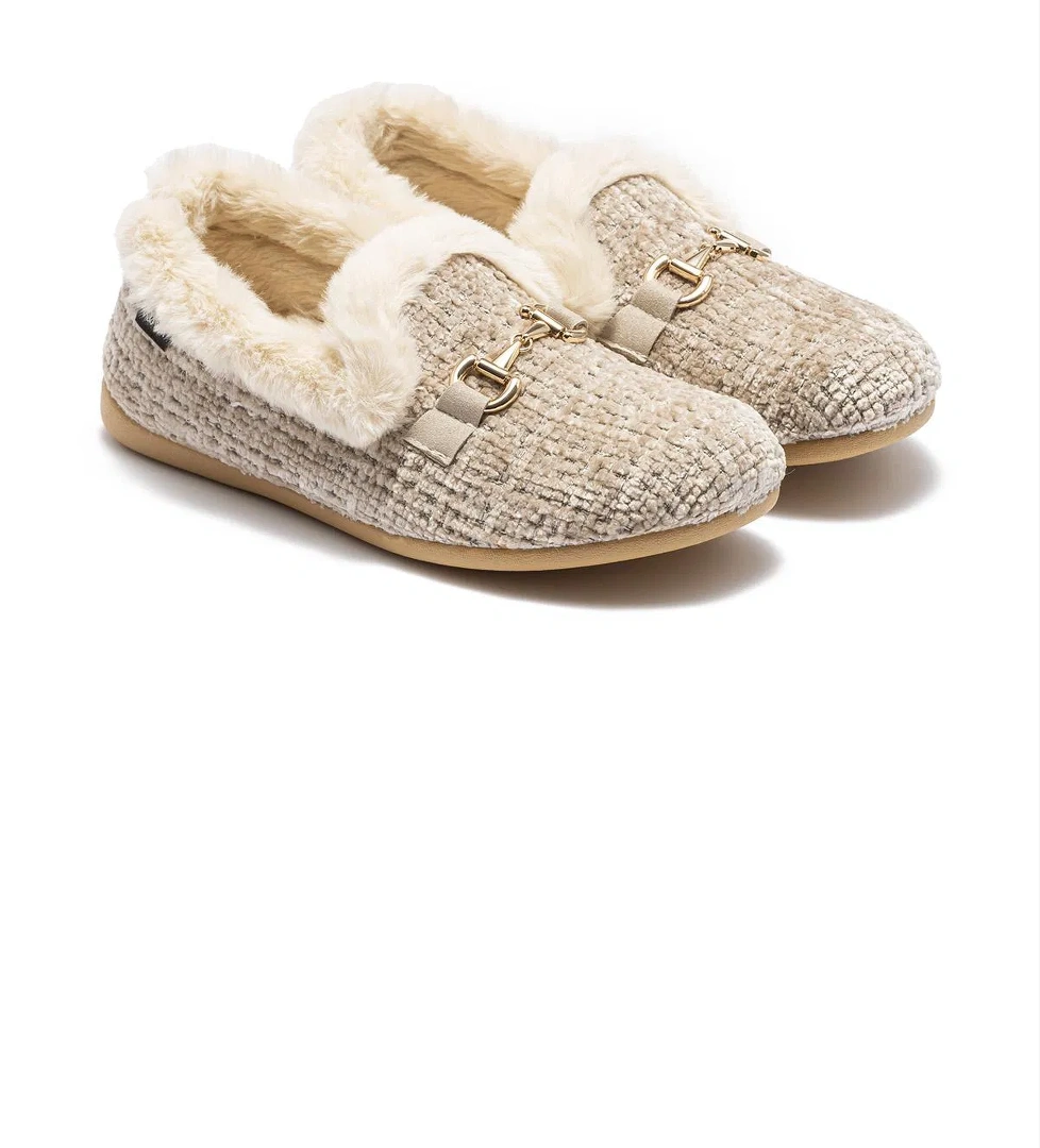 Barbara Kadın Ev Ayakkabısı Bej 37/41 - Görsel 1