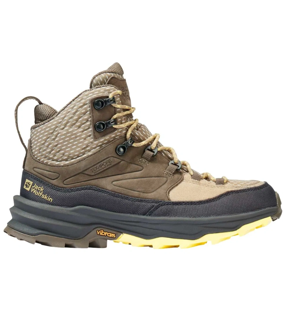 Jack Wolfskin Cyrox Texapore Mid Kadın Bej Bot