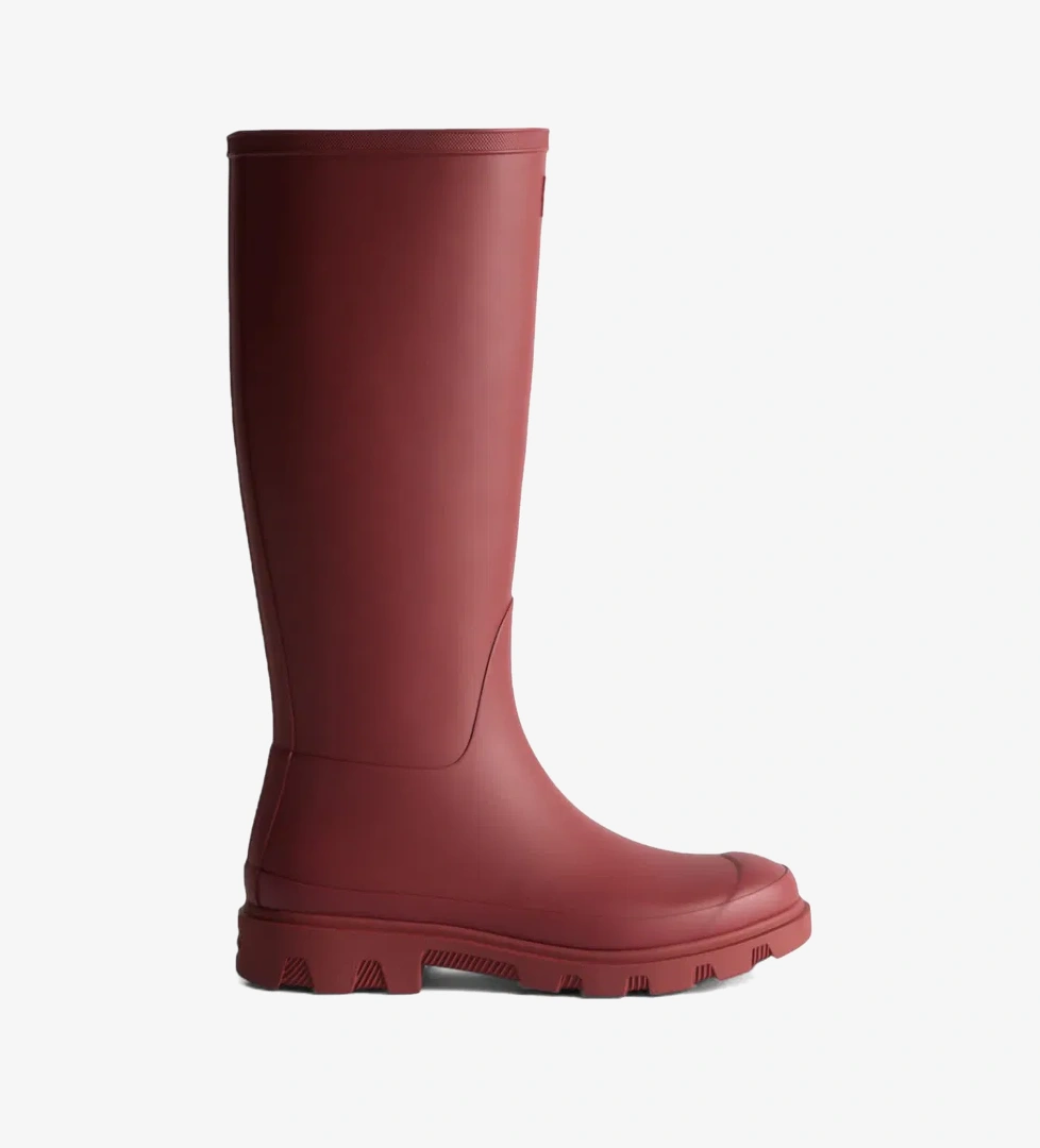 Hunter Downpour Kadın Bordo Uzun Bot - Görsel 1