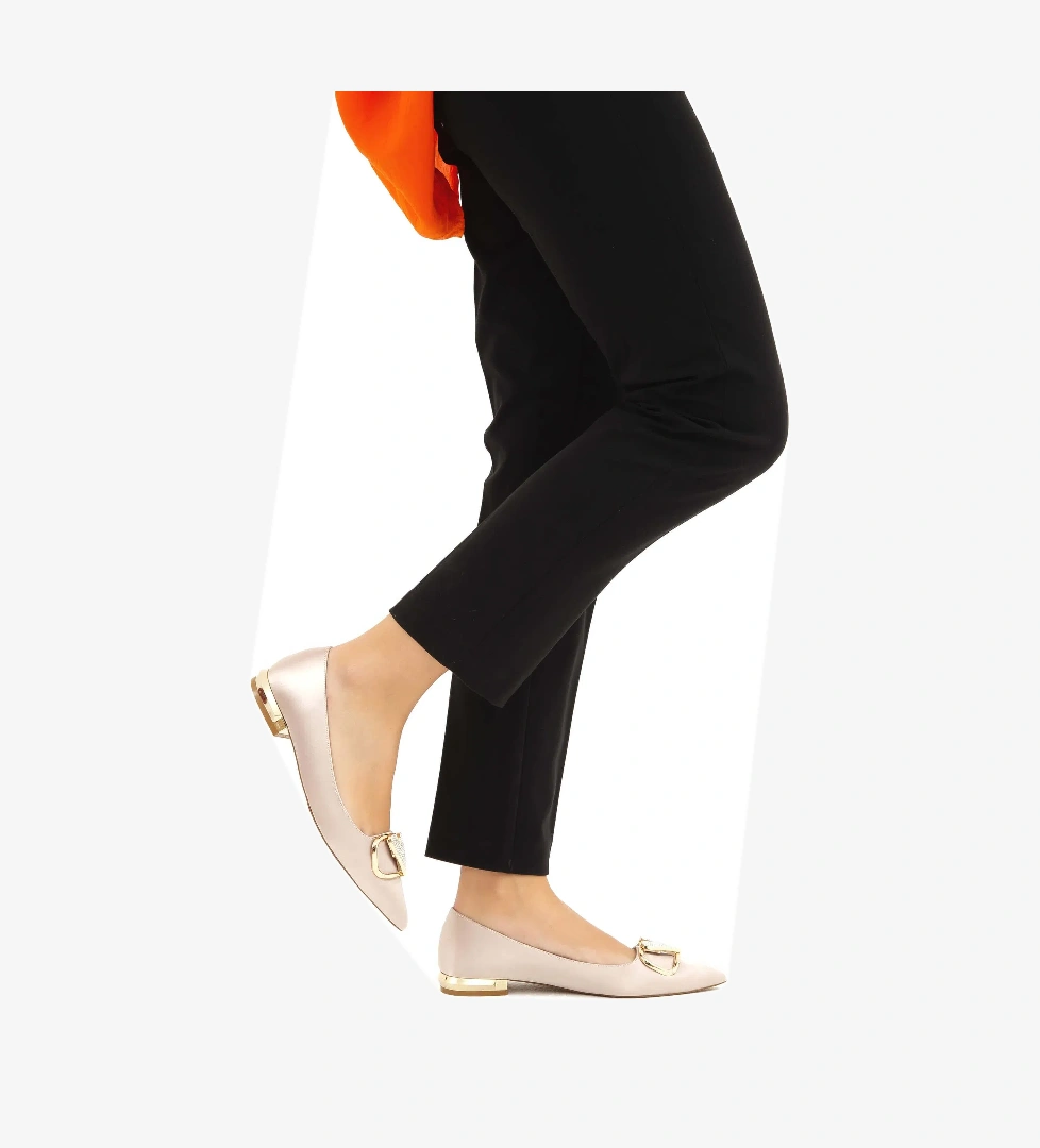 Tamer Tanca Kadın Vegan Vizon Babet Ayakkabı - Görsel 1