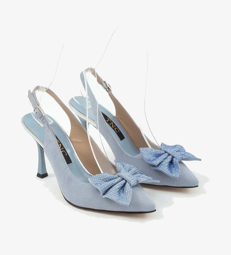 Tamer Tanca Tamer Tanca Kadın Mavi Abiye Ayakkabı model görseli