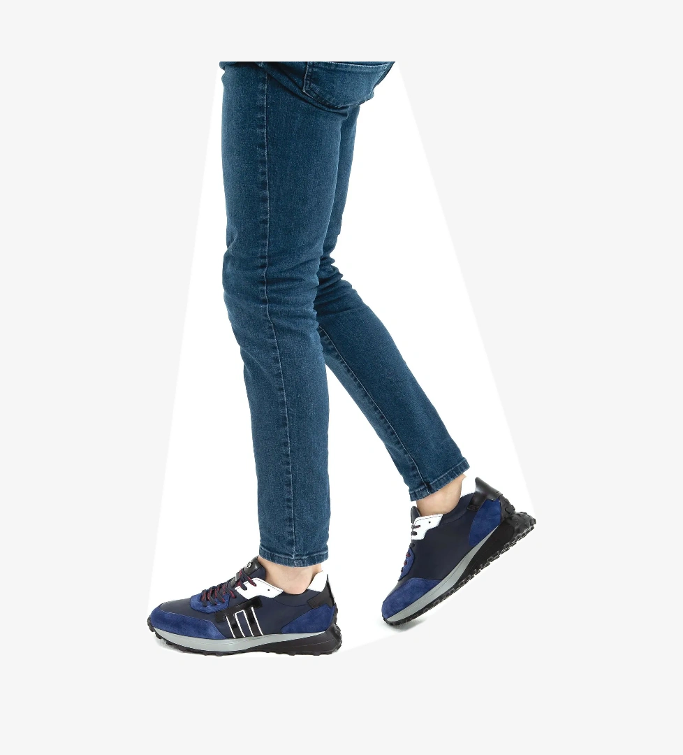 Tamer Tanca Tamer Tanca Erkek Hakiki Deri Lacivert Sneakers &amp; Spor Ayakkabı model görseli