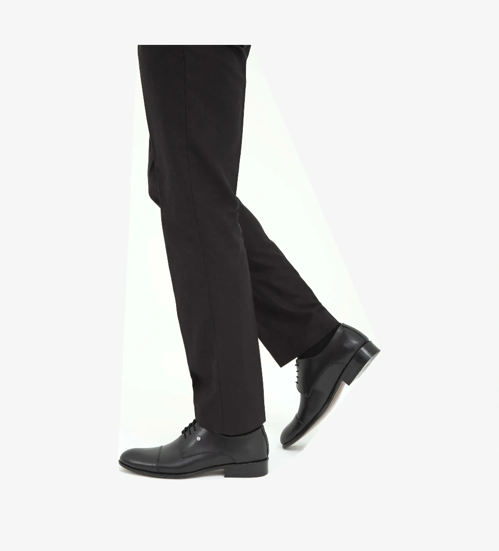 Tamer Tanca Tamer Tanca Erkek Hakiki Deri Siyah Analin Klasik Ayakkabı model görseli