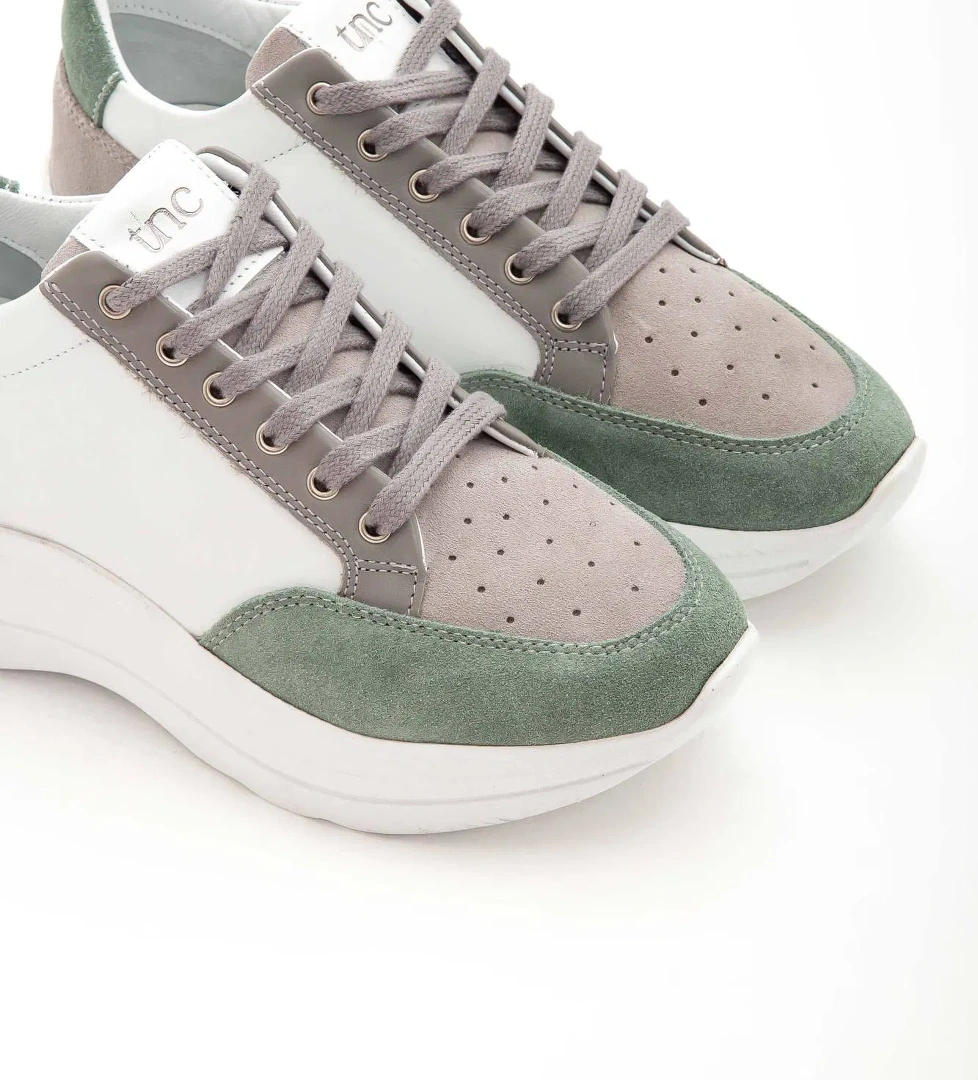 Tamer Tanca Kadın Hakiki Deri Beyaz Sneakers &amp; Spor Ayakkabı - Görsel 1