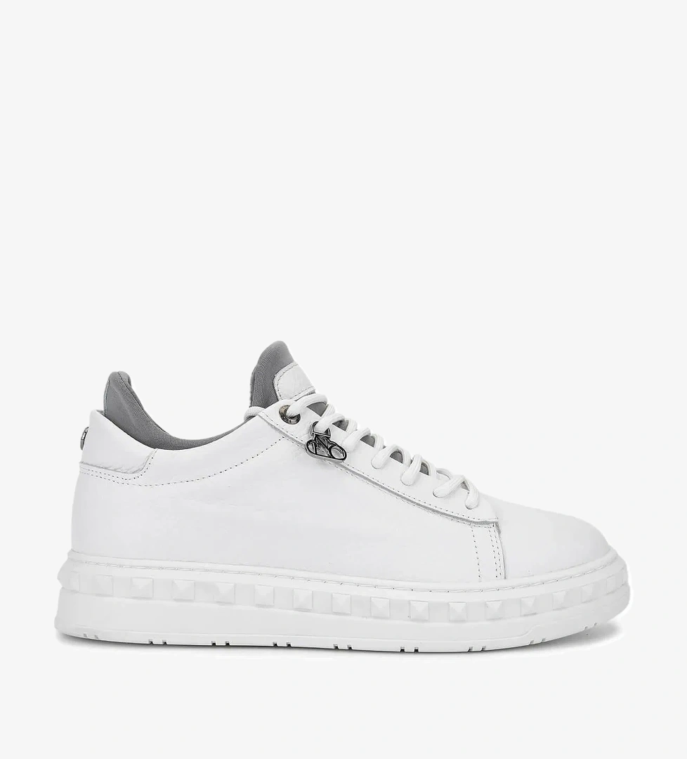 Tamer Tanca Erkek Beyaz Deri Sneakers &amp; Spor Ayakkabı - Görsel 1