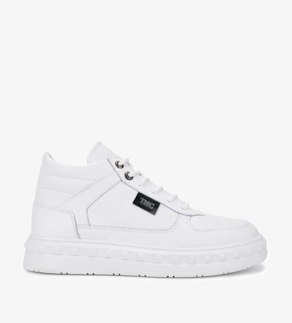 Tamer Tanca Erkek Hakiki Deri Beyaz Sneakers &amp; Spor Bot - Görsel 1