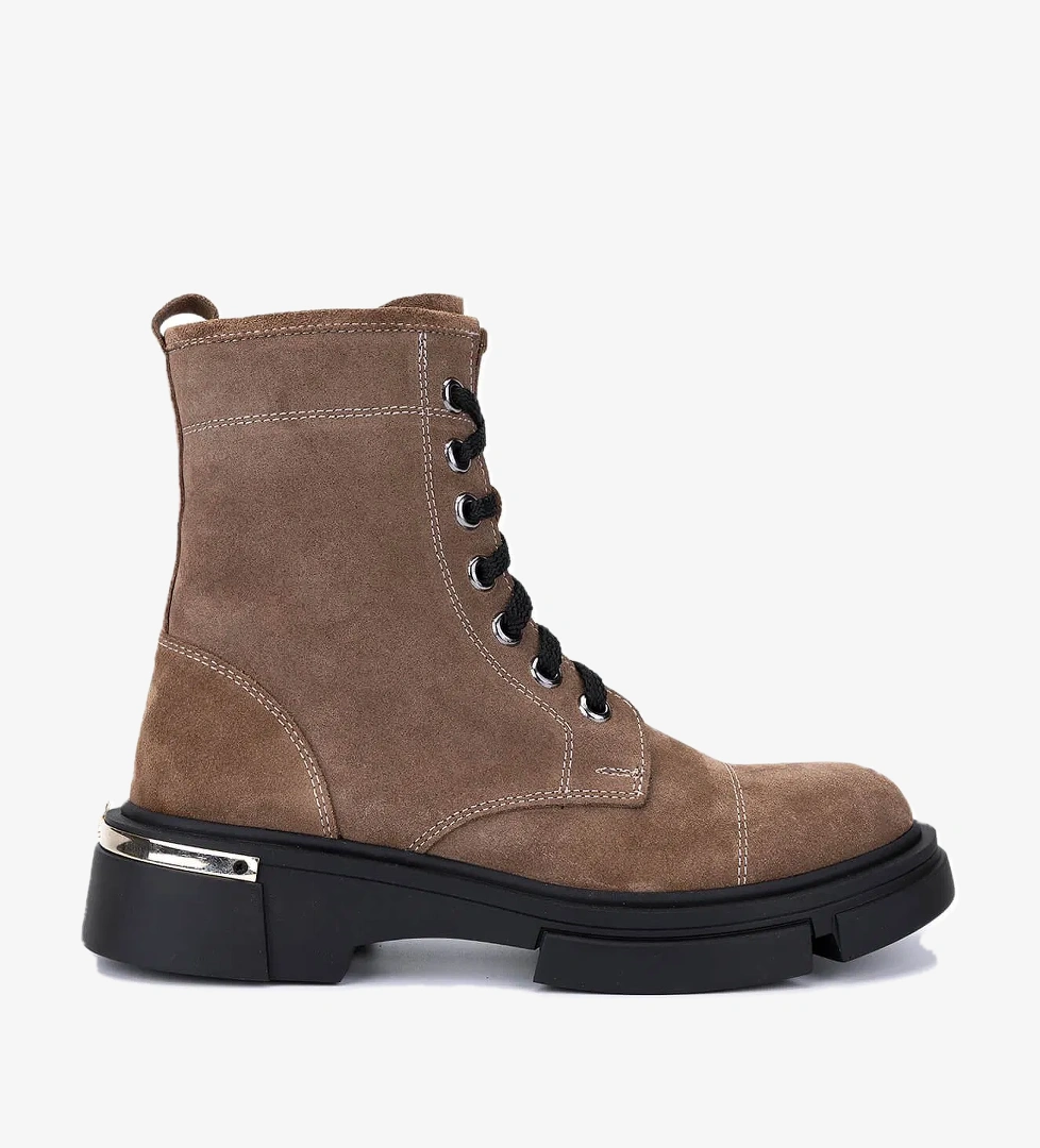Tamer Tanca Kadın Kahverengi Casual Bot - Görsel 1