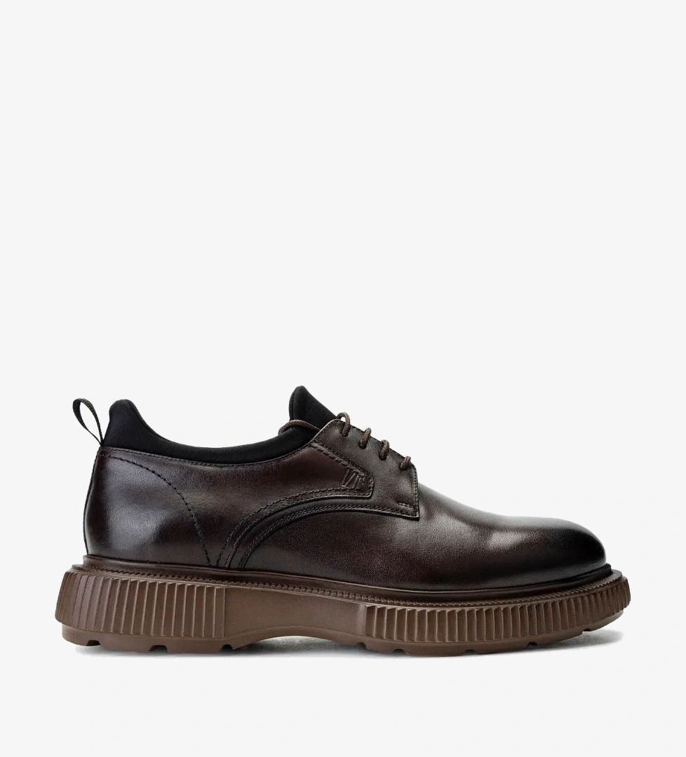 Valmenti Valmenti Erkek Hakiki Deri Kahverengi Casual Ayakkabı model görseli