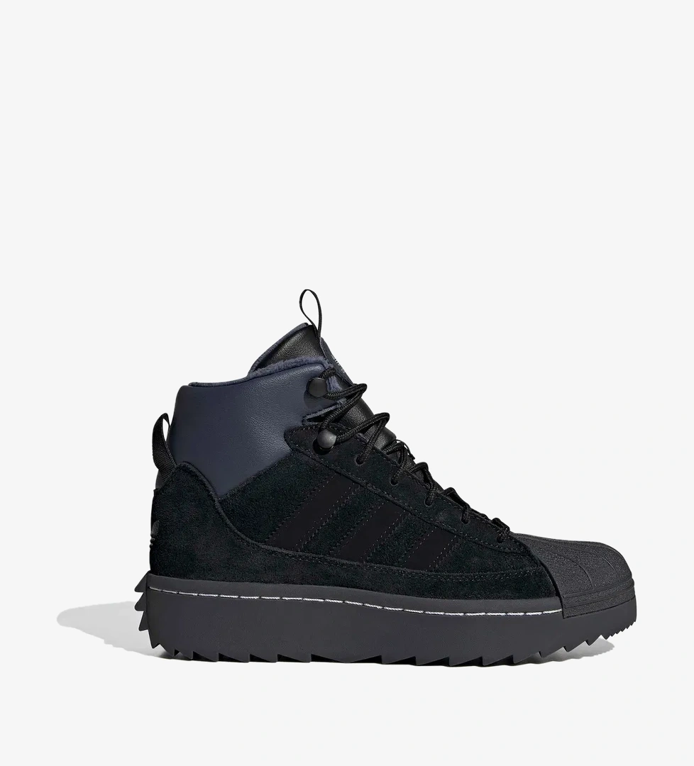 adidas Superstar Winter Trek  Çocuk Siyah Spor Ayakkabı - Görsel 1