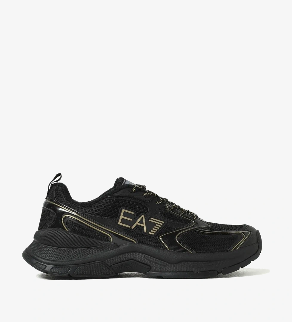 Emporio Armani Predator Unisex Siyah Spor Ayakkabı - Görsel 1