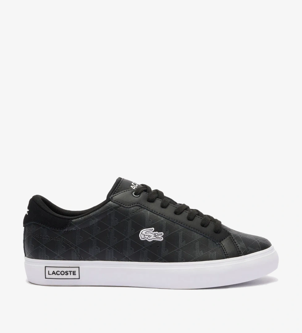 Lacoste Powercourt Erkek Monogram Siyah Sneaker model görseli