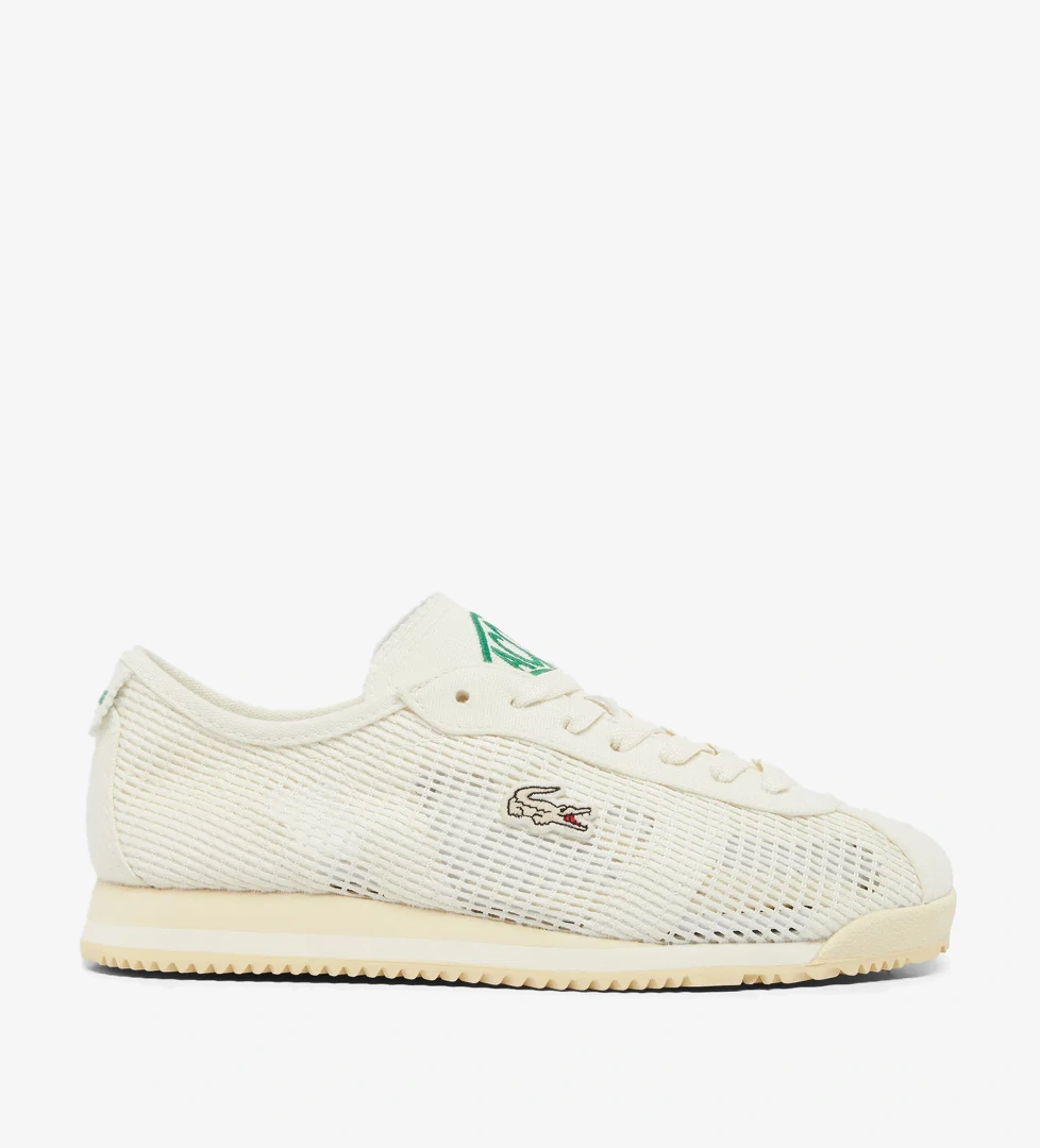 Lacoste Club Low Leather Kadın Bej Sneaker - Görsel 1