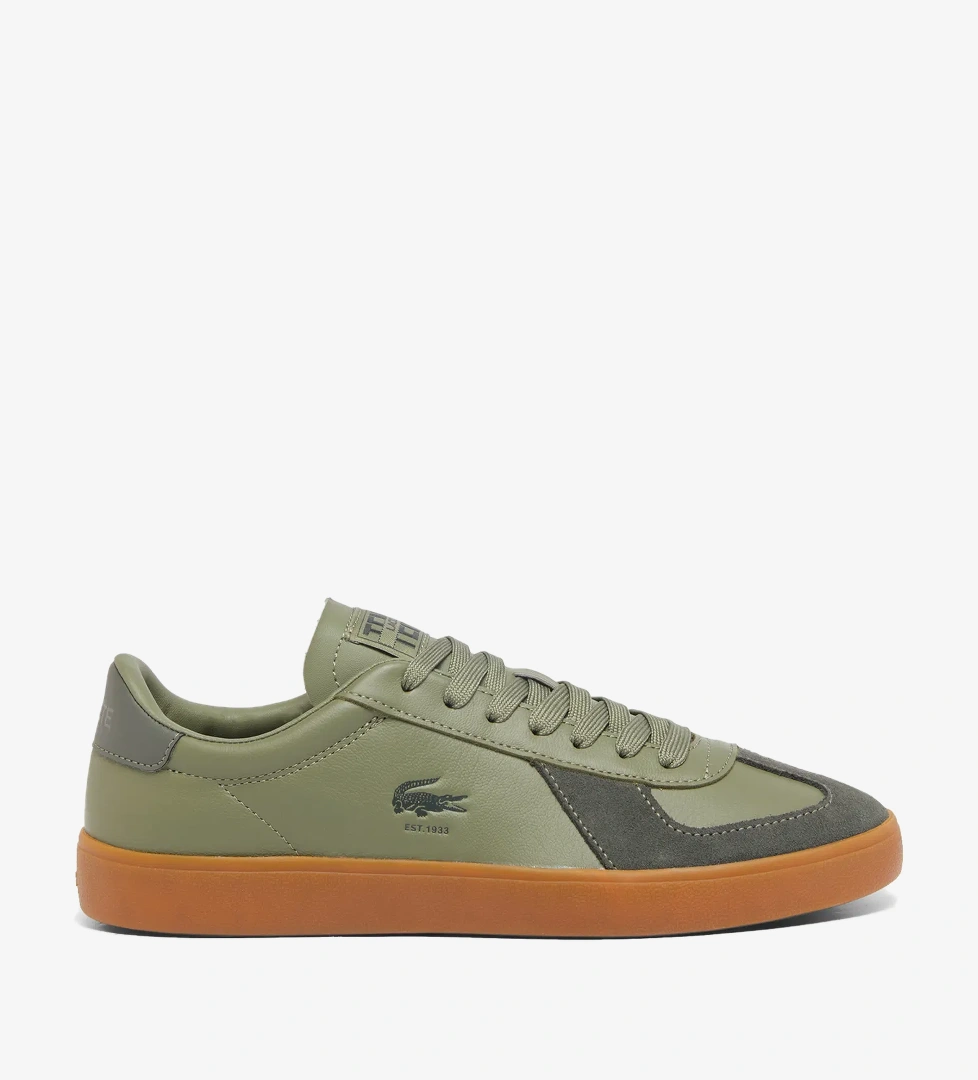Lacoste Baseshot Pro Erkek Haki Sneaker - Görsel 1