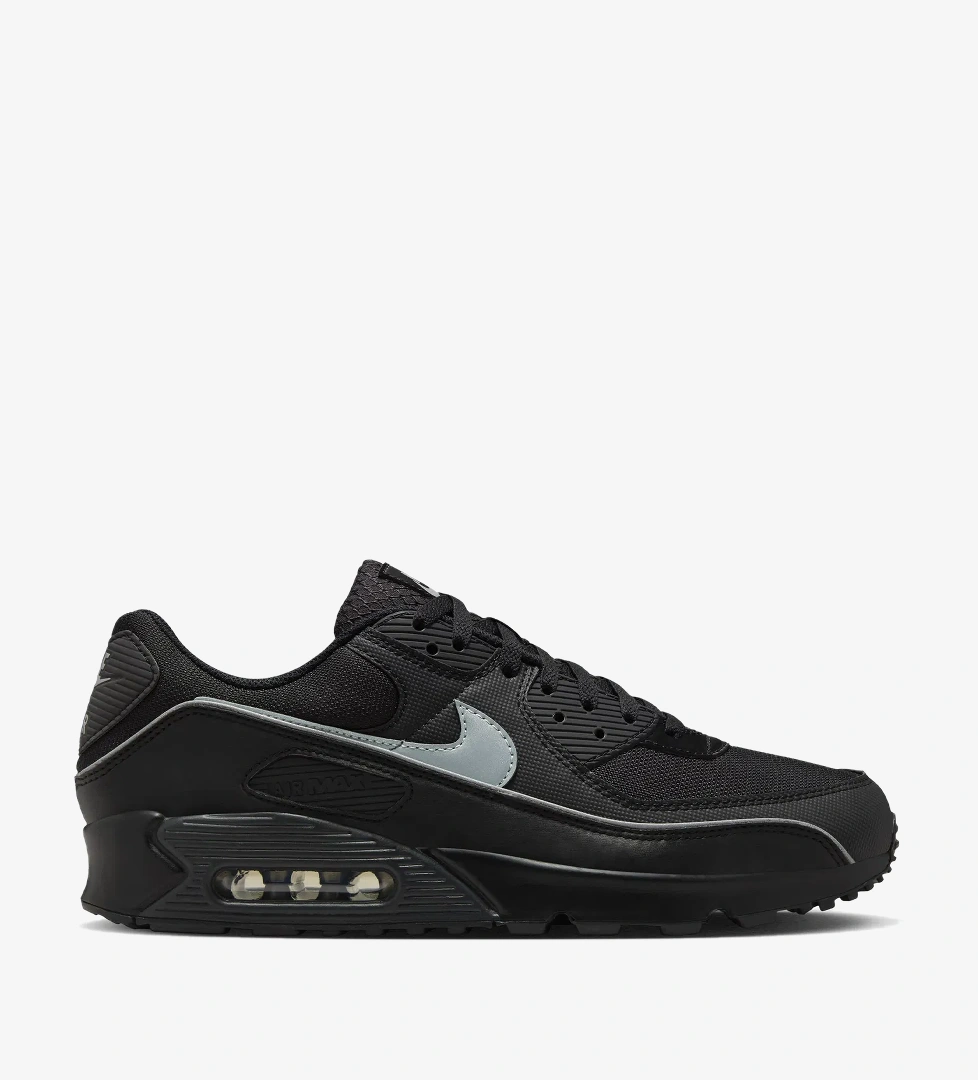 Nike Air Max 90 Premium Erkek Siyah Spor Ayakkabı