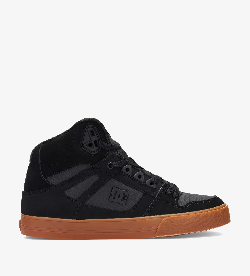 DC Pure High Top Wc Erkek Siyah Spor Ayakkabı - Görsel 1