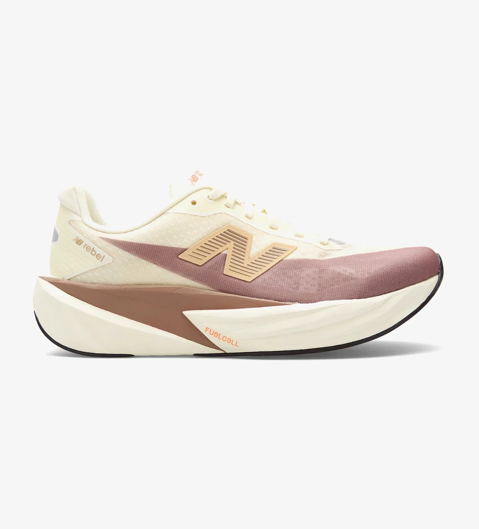 New Balance Rebel Erkek Bej Koşu Ayakkabısı - Görsel 1