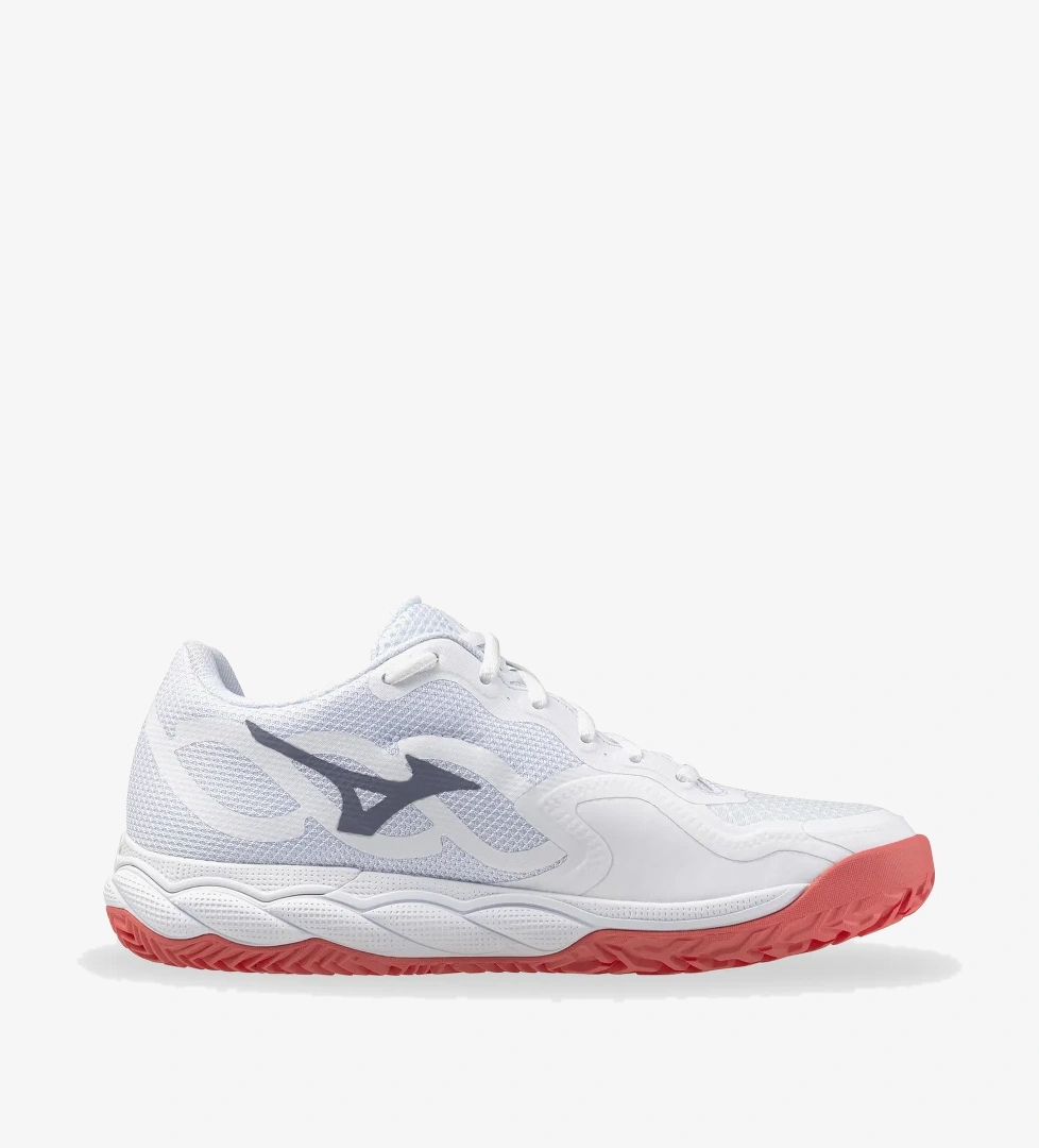 Mizuno Wave Enforce Court Cc Kadın Beyaz Tenis Ayakkabısı - Görsel 1