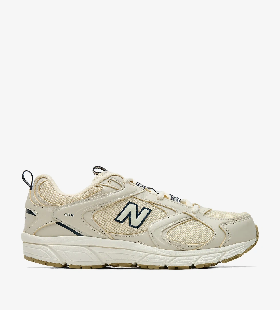 New Balance 408 Kadın Bej Spor Ayakkabı - Görsel 1