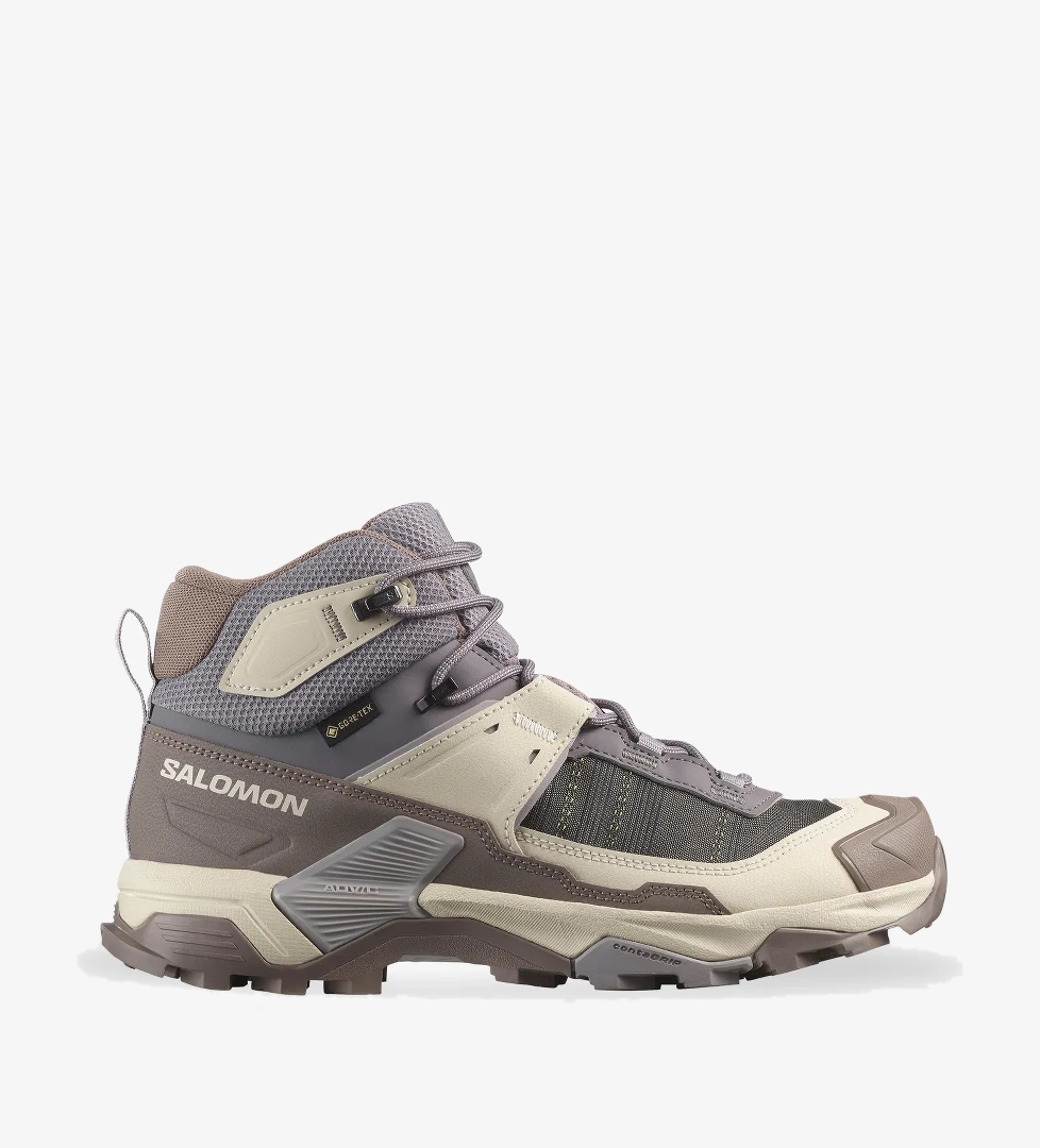 Salomon Salomon X Ultra 5 Mid Gore-Tex Kadın Gri Bot model görseli