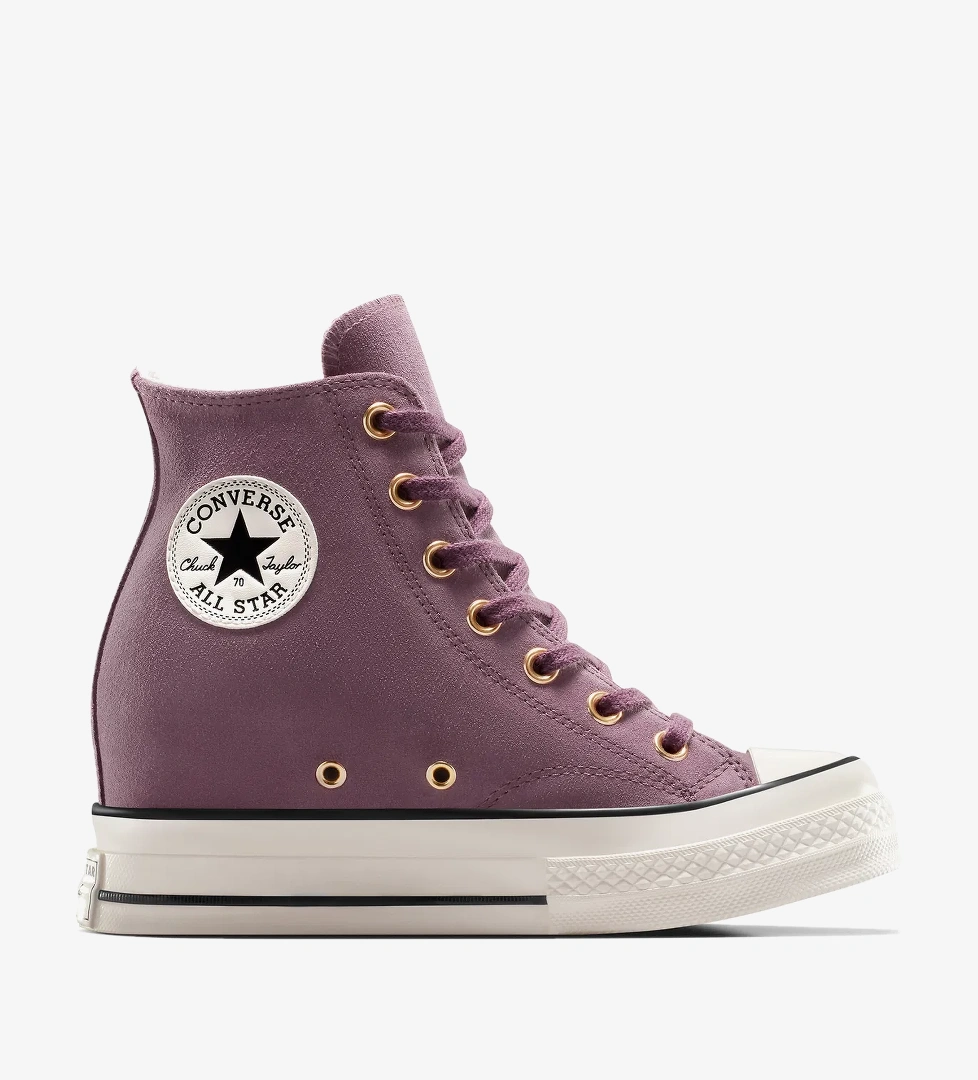 Converse Chuck 70 Wedge Kadın Bordo Sneaker - Görsel 1