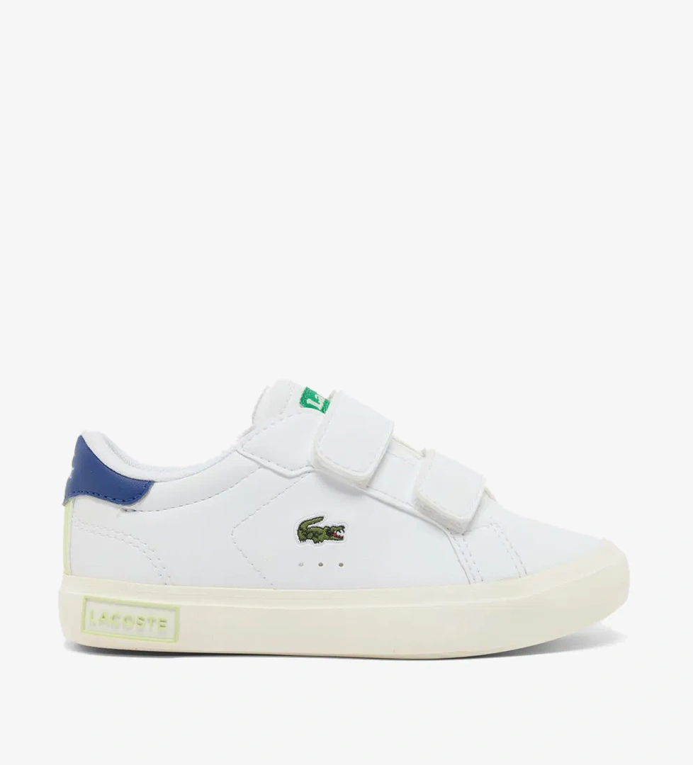 Lacoste Powercourt Çocuk Beyaz Sneaker - Görsel 1